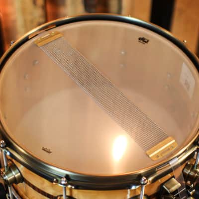 DW 6.5x14 Collector's 50th Anniversary Persimmon Spruce Snare Drum - SO#1274305 - #4 of 200 image 5