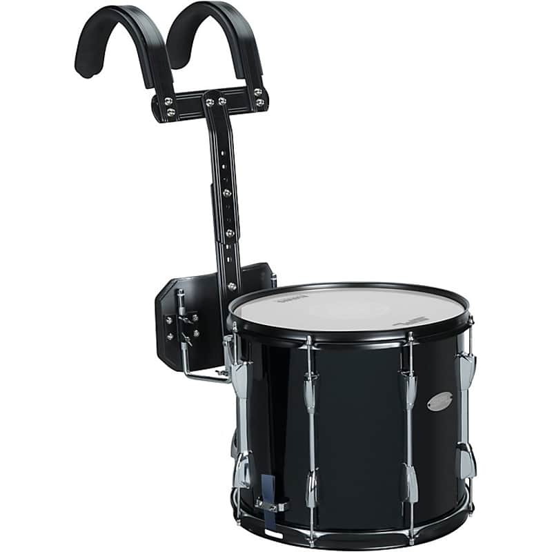 Sound Percussion Labs Marching Snare Drum With Carrier 14 x 12 in BLK image 1