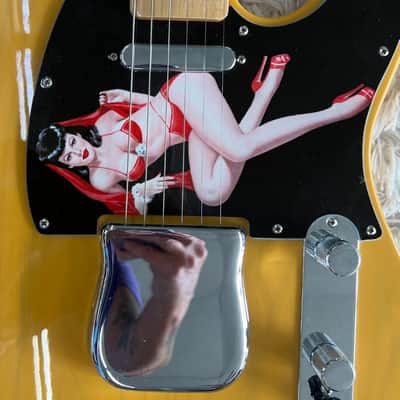 2018 Fender Limited Edition Deluxe Ash Telecaster Butterscotch Blonde w/Gig Bag image 9