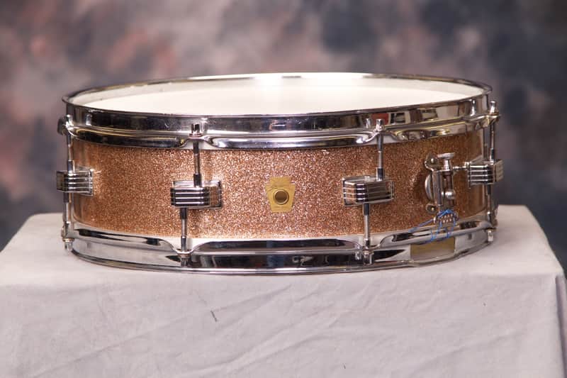 Ludwig No. 906 Downbeat 4x14" 8-Lug Piccolo Snare Drum 1960 - 1968 image 7