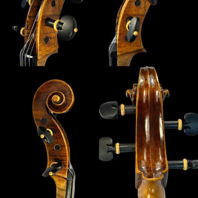 VINTAGE / OLD / ANTIQUE 16” Viola + Solid Case - Deep Resonant Tone | Master Setup | Free Worldwide Shipping - Youtube Videos ビオラ 中提琴 image 9