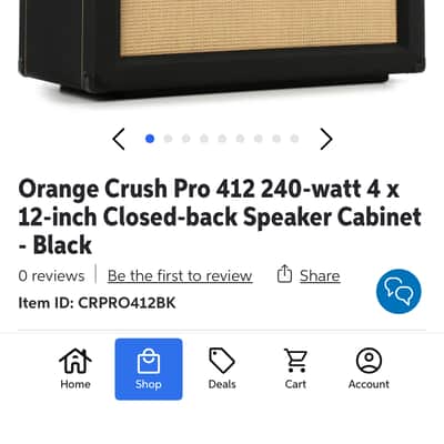 Orange 4x12 Cabinet image 2