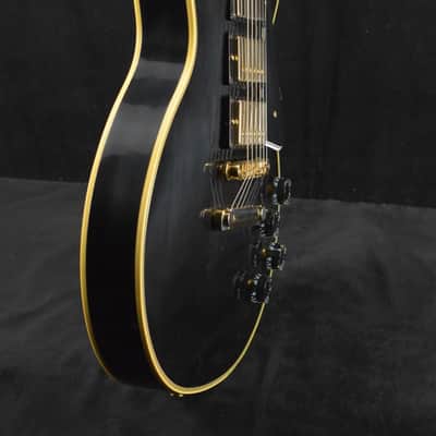 Gibson Custom Shop Les Paul Custom Chambered Body Slim Neck 3 Pickup Ebony VOS GH Fuller's Exclusive image 3