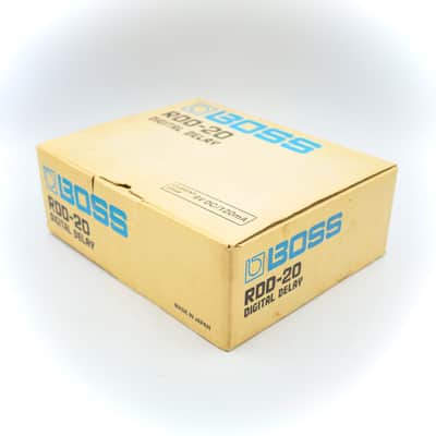 Boss RDD-20 Digitel Delay With Original Box Power Supply Made in Japan Guitar Effect Micro Rack image 13