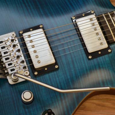 Dean Dean Icon Floyd Trans Blue 2018 Trans Blue Satin image 5