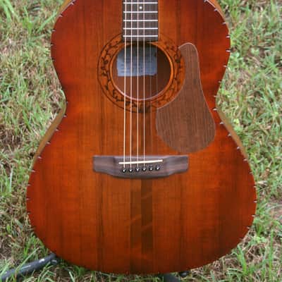 2008 Yairi R2AN Antique Processed OOO size Acoustic Guitar (Limited edition) - Natural+Yairi Hard Case plus more image 4