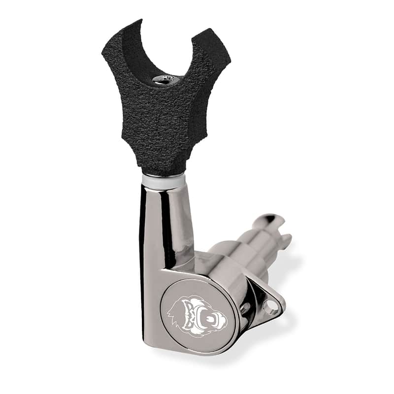 Guitar Monkey 5-String Set - Megalight Monkeygrip Taurus Buttons - Bass Mechaniken Smoke Black Nickel image 1