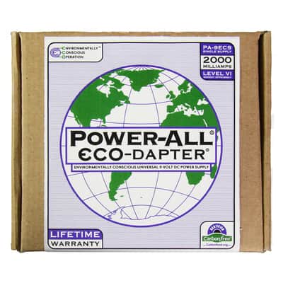 Power-All® ECO-Dapter® - PA-9ECS - Single *3000mA* 9vdc Power Supply image 2