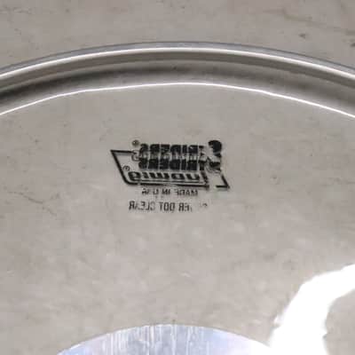 Ludwig 16" Striders Clear Silver Dot Drum Head Vintage image 6