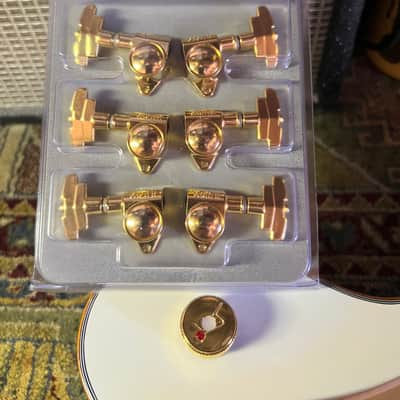 Grover 150G Imperial Tuning Machine Tuners Gold 3x3 image 1