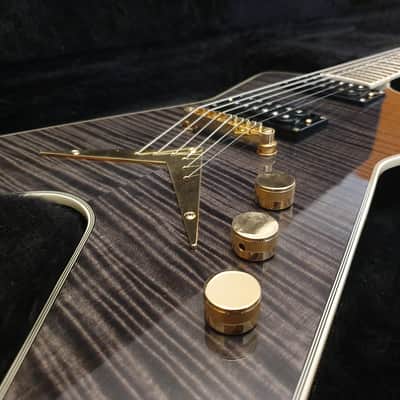 RARE Dean Limited Edition Black Gold ML Trans Black AAA Flame Top