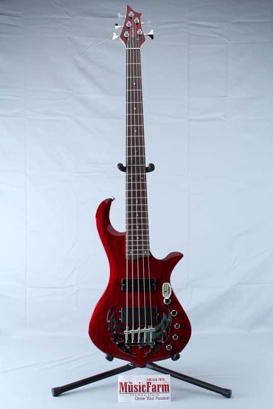 Traben Array Limited 5 String Bass Guitar Red TRAAL5STRD | Reverb