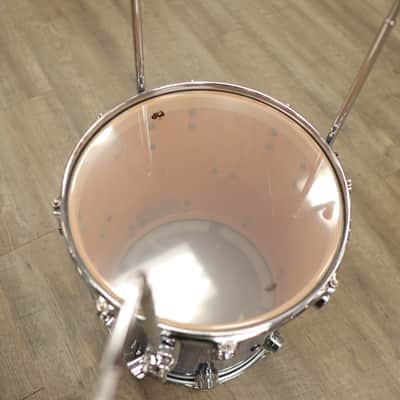 Pre-Owned DW Collector's Series Maple Standard 14" Floor Tom (Twisted Blue Oyster) image 10