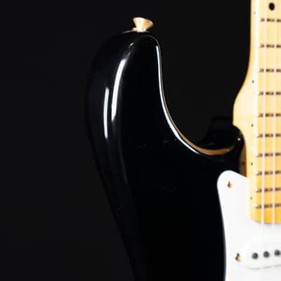 Fender Custom Shop 1955 Stratocaster - Lush Closet Classic - Black w/ Gold Hardware image 3