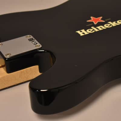 2010 Fender LTD Standard Telecaster Heineken Promo Black MIM w/Bag image 14