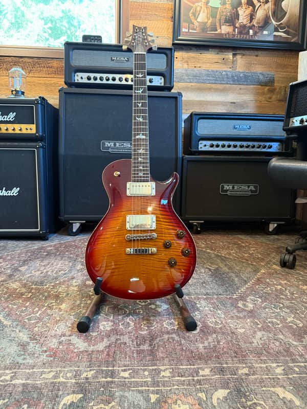 2021 PRS McCarty Singlecut 594 10 Top - Dark Cherry Sunburst image 1