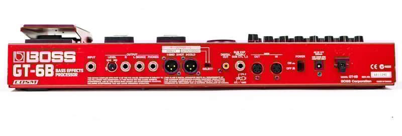 Boss GT- 6B Bass Effects Processor | Reverb