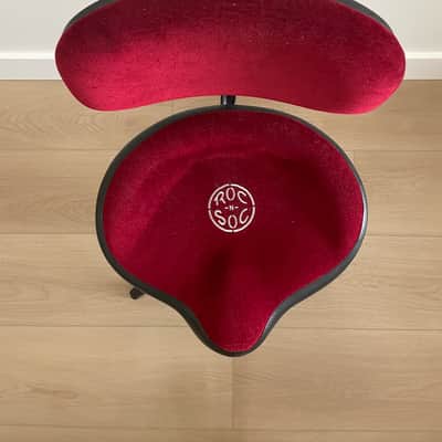 Roc N Soc Nitro Gas Drum Throne with Original Saddle and Backrest NR-O-R 2010 - Red image 2