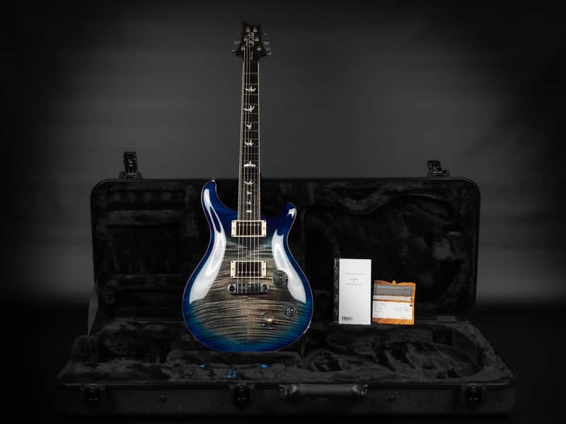2016 Paul Reed Smith PRS McCarty 10-Top Experience - Charcoal Blue Burst | USA Limited Edition Ebony Fretboard Push/Pull Coil Split 3.38kg | CoA OHSC image 1