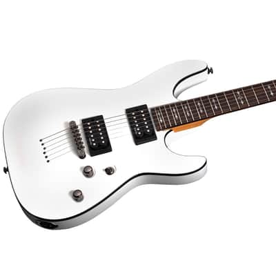 Schecter Omen-6 Series Electric Guitar - Vintage White image 3