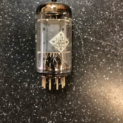 Telefunken 12AX7 7025 ECC83 <> Mark Red Tip 1968 Smooth Plate Medical Grade image 2