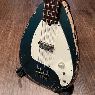 Kapa Minstrel 4 String Bass 60s Blue image 9