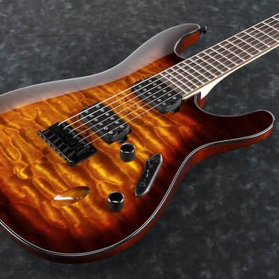 IBANEZ S621QM-DEB Saber E-Gitarre dragon eye burst image 5