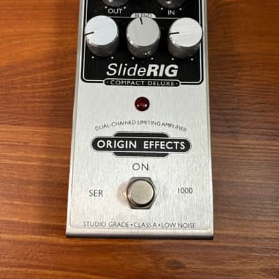 Origin Effects SlideRIG Compact Deluxe Compressor 2010s - Silver/Gray image 1