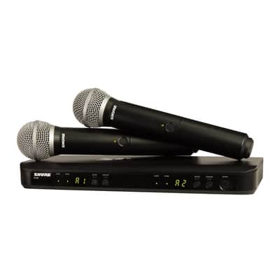Shure BLX288/PG48 Wireless Dual Vocal System with Two PG58 Handheld Transmitters image 5