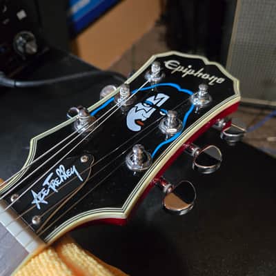 2002 Epiphone Ace Frehley Signature Les Paul 1997 - 2006 - Heritage Cherry Sunburst image 25