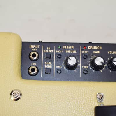Roland Blues Cube Stage 1x12" 60-Watt Guitar Combo Amp, Blonde w/ Cover image 5