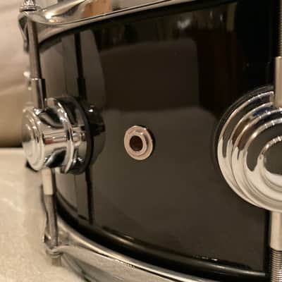 DW Collectors Series Snare Drum 1996 Schwarz Black Keller Shell Kessel image 4
