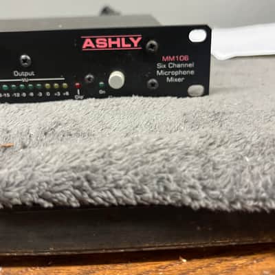 Ashly MM106 6-Channel Microphone Mixer Black image 2