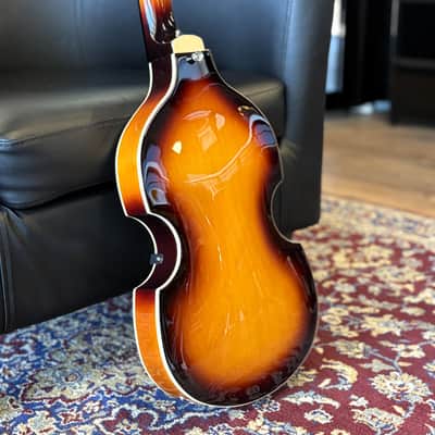 Jay Turser JTB-510-VS Violin Bass - Vintage Sunburst image 8