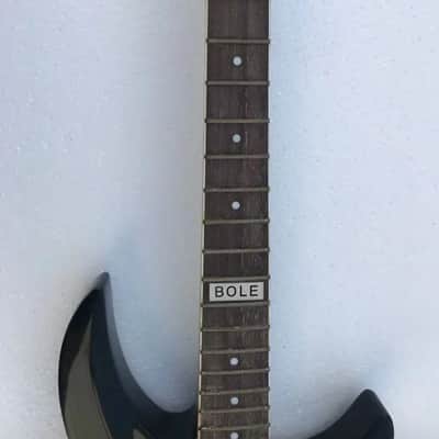 Black Finished Guitar Basswood Body with Maple Neck and Rosewood Fingerboard image 4