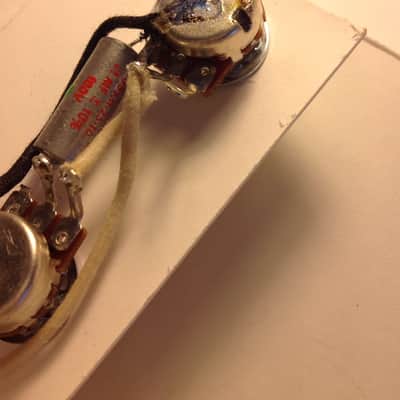 True Left Handed Custom Pre-Wired Harness Assembly for Precision Bass USA Paper In Oil image 4