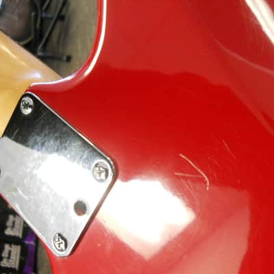 Guild Burnside Hammer Strat Style Electric Guitar  Red image 11