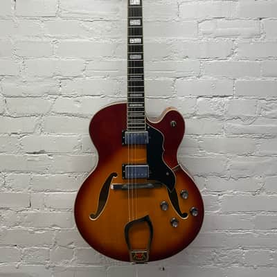Hagstrom HJ800 Jazz Hollow Body - Cherry Sunburst image 1