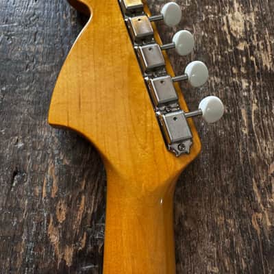 Fender Mustang 1973 RI Competiton Edition Fiesta Red w/ Matching Headstock MIJ 2012 Japan image 16