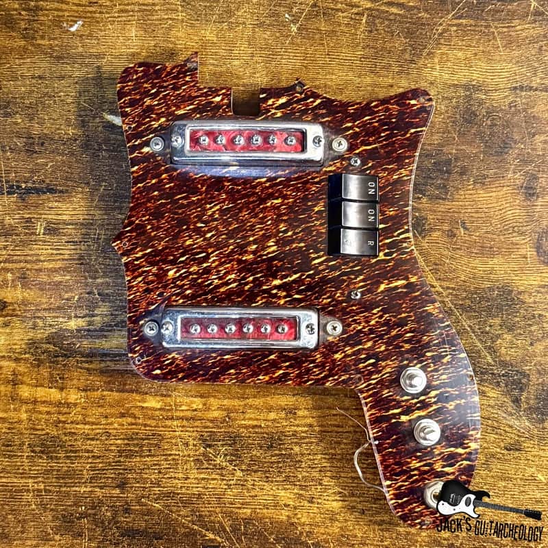 Hoshino Gakki / Early Ibanez Loaded Two Pickup Vintage Pickguard (1960s - Tortoiseshell) image 1