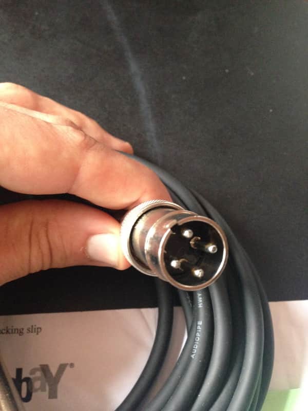 4 pin vintage microphone cable for EV 664 & other EV Mics & Shure