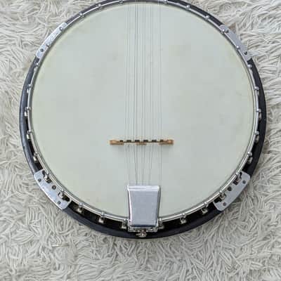 Vintage Japanese made 5 String Banjo with Resonator - A Cool item in an old case image 12