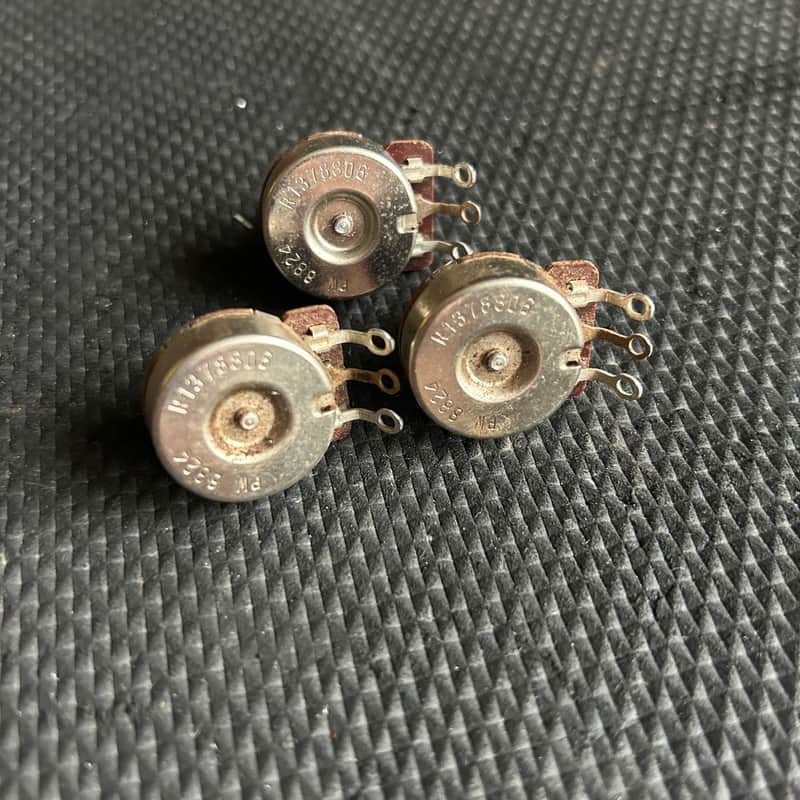 Lot of 3: 1988 Gibson Matching 300k Guitar Pots 1378806 image 1