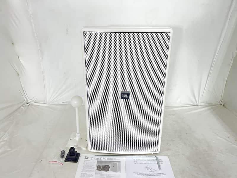 JBL Control 30-WH-B 10" 3-Way Indoor/Outdoor Monitor Speaker #2366 (One) image 1