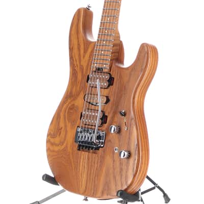 Charvel Guthrie Govan Signature HSH Caramelized Ash, Caramelized Flame Maple Fingerboard, Natural (BB12) (00342) image 4