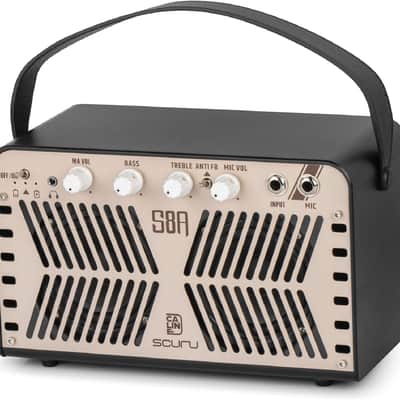 Caline Scuru S8A 20W Acoustic Guitar Amplifier Portable Practice Amp Battery image 3