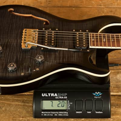 PRS SE Custom | Custom 24 Semi-Hollow Piezo - Charcoal image 8
