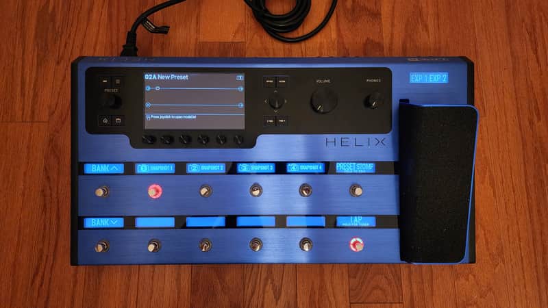 Line 6 Helix Floor Limited Edition 2019 Lightning Blue image 1