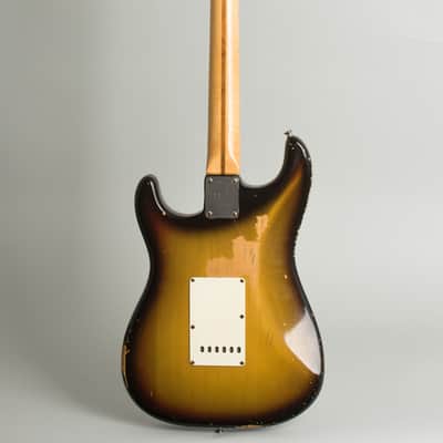 Fender Stratocaster Solid Body Electric Guitar (1971), ser. #308316, original black tolex hard shell case. image 2