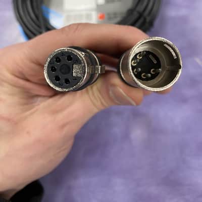 Chauvet DMX5P25FT 5-Pin 25' DMX Cable 2010s - Black image 2